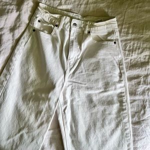 H&M ultra high waist straight jeans